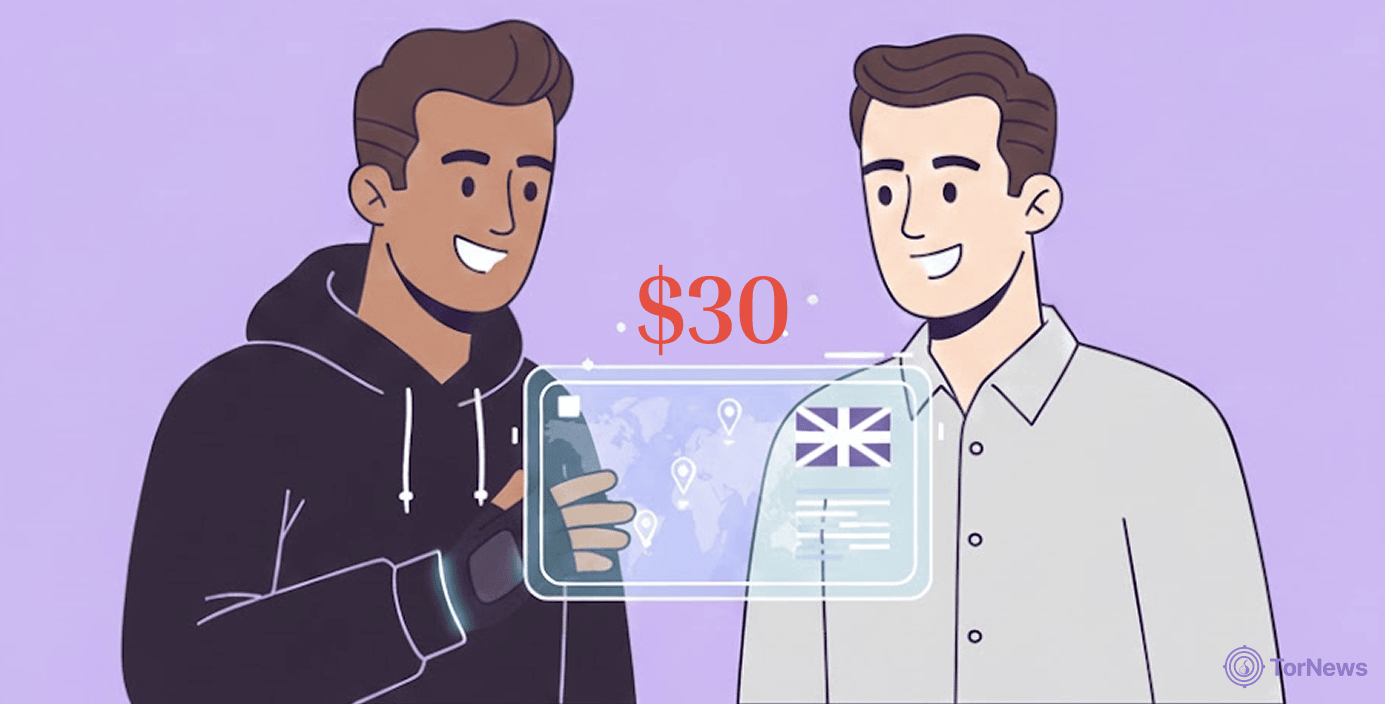 Dark Web Markets Sell UK Identities for $30, Challenging Bank Security