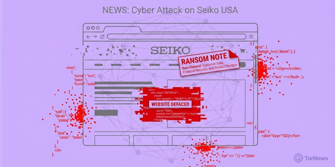 Hackers Deface Seiko USA Website, Claim Theft of Customer Data in Ransom Threat