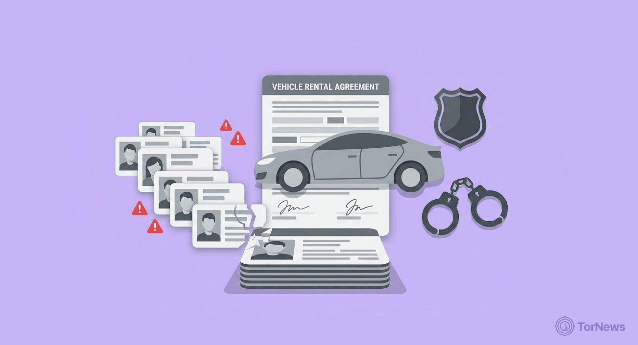 US Man Jailed for Using Stolen Identities to Fraudulently Rent Vehicles