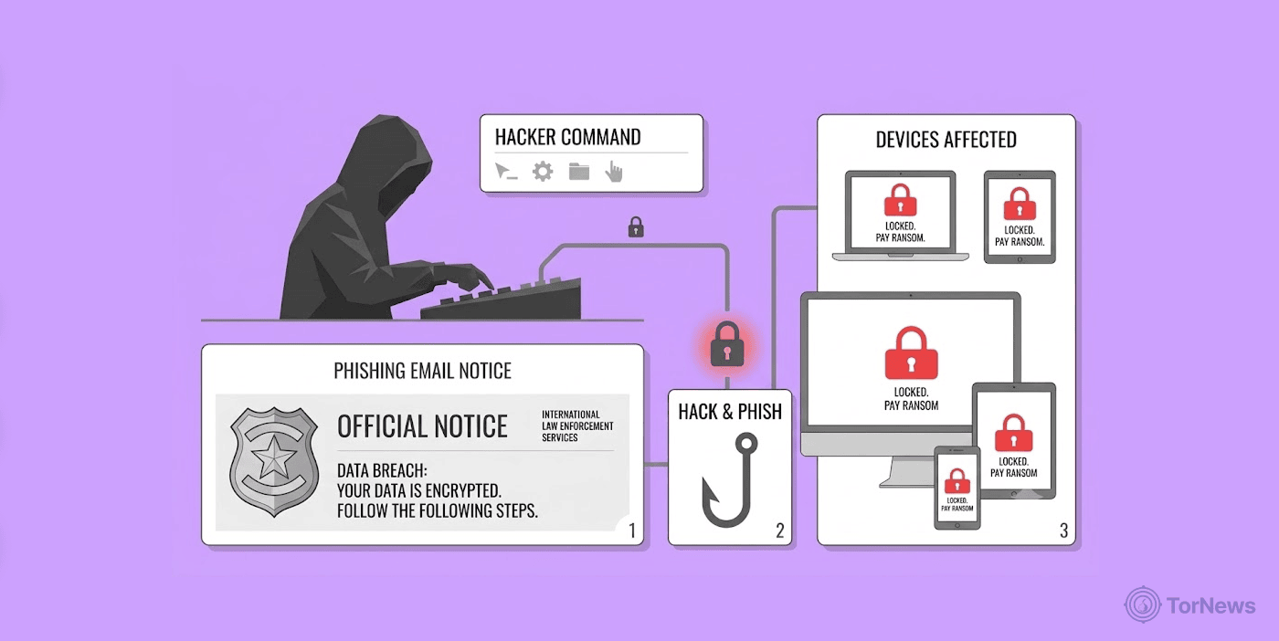 Cybercriminals Use Fake Interpol Emails to Deploy Custom Ransomware
